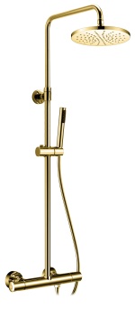 Душевая система с термостатом AltroBagno Costanza 0302 Or