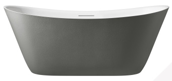 Ванна из искусственного камня AltroBagno Fiorina 090220 Cement Grey & White