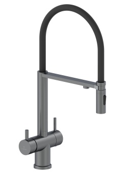 Смеситель для кухни с гибким изливом AltroBagno Flusso 050203 GM