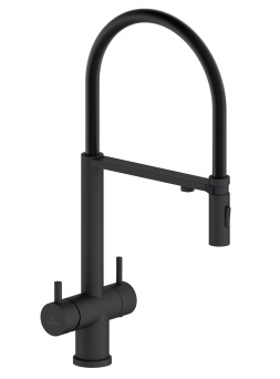 Смеситель для кухни с гибким изливом AltroBagno Flusso 050204 MB