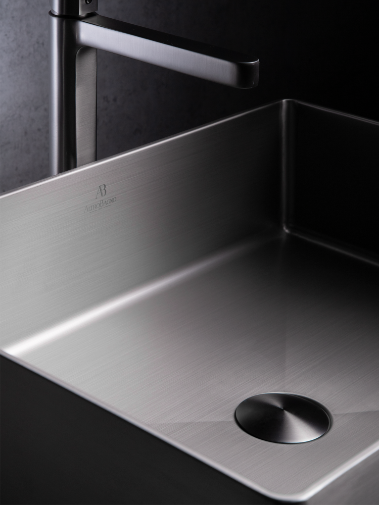 Раковина AltroBagno Accordo 001010 MtGr из нержавеющей стали