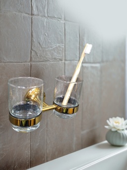 Стакан двойной подвесной AltroBagno Corposo 081702 Gl