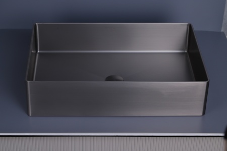 Раковина AltroBagno Solido 001022 MtGr из нержавеющей стали