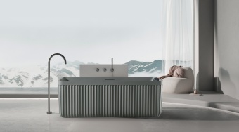 Ванна из искусственного камня AltroBagno Cinzia 090109 Cement Grey