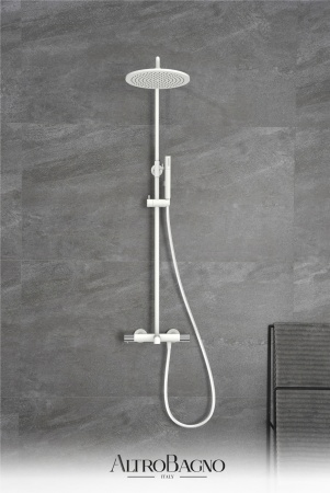 Душевая система с термостатом AltroBagno Intento 030424 MW