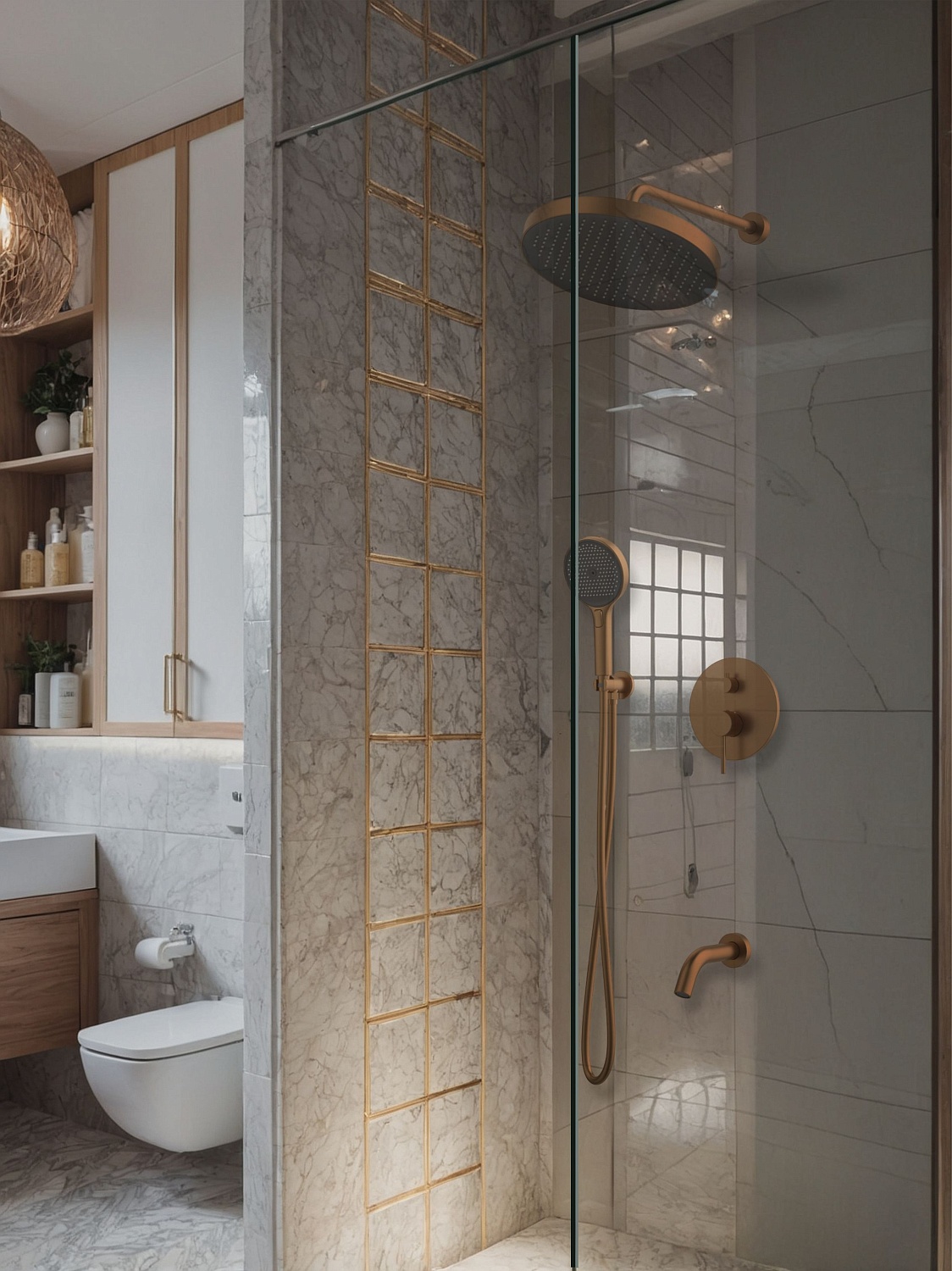 Душевая система AltroBagno Bilancia 040503 BG