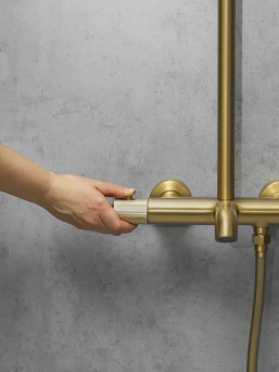 Душевая система с термостатом AltroBagno Bilancia 030429 BG