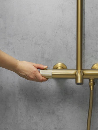 Душевая система с термостатом AltroBagno Bilancia 030429 BG