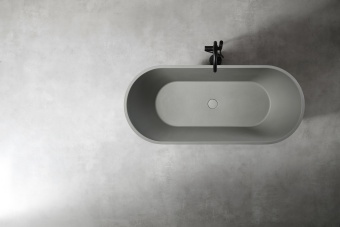 Ванна из искусственного камня AltroBagno Bruna 090204 Cement Grey