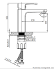 Смеситель для раковины AltroBagno Lamberto 0124 MB