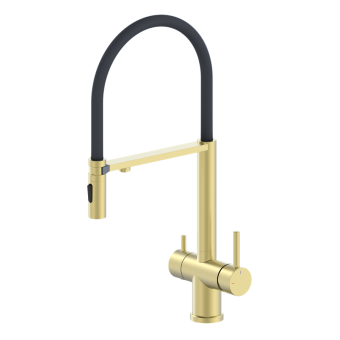 Смеситель для кухни с гибким изливом AltroBagno Flusso 050202 BG