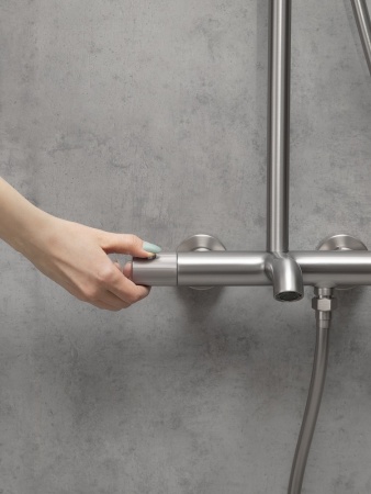 Душевая система с термостатом AltroBagno Bilancia 030427 Ni