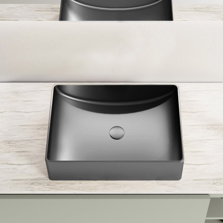 Раковина AltroBagno Futuro 001014 MtGr из нержавеющей стали