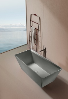 Ванна из искусственного камня AltroBagno Francesca 090104 Cement Grey