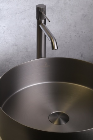 Раковина AltroBagno Luna 001002 MtGr из нержавеющей стали