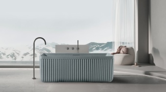 Ванна из искусственного камня AltroBagno Cinzia 090107 Granite Gray