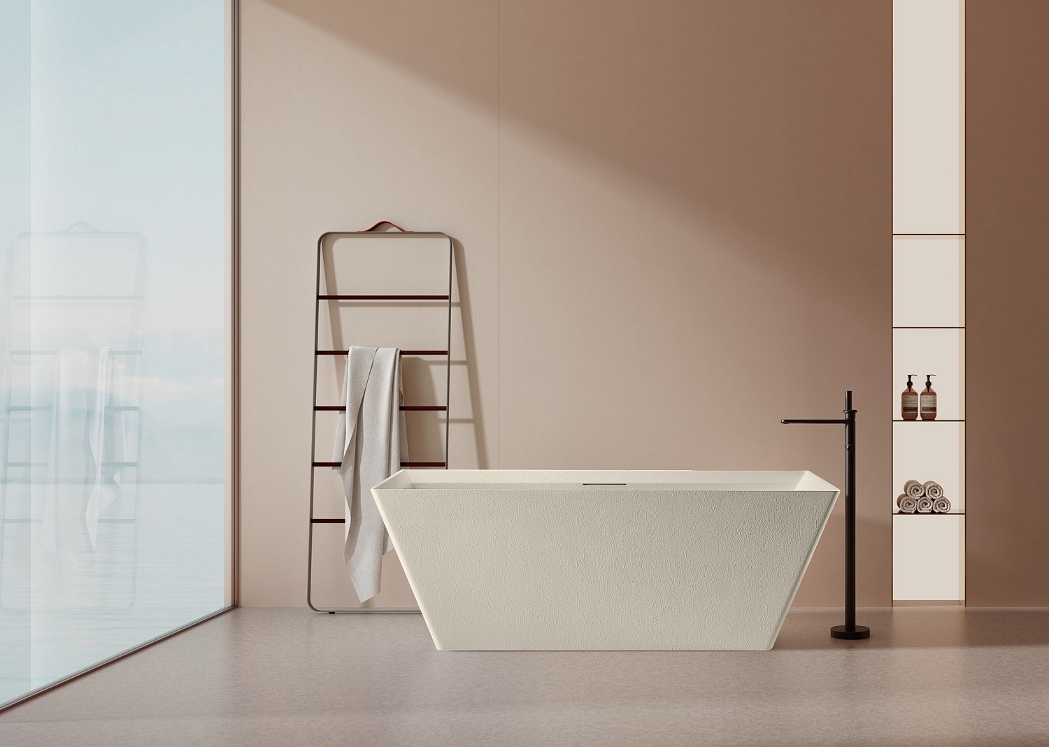 Ванна из искусственного камня AltroBagno Francesca 090103 Cream