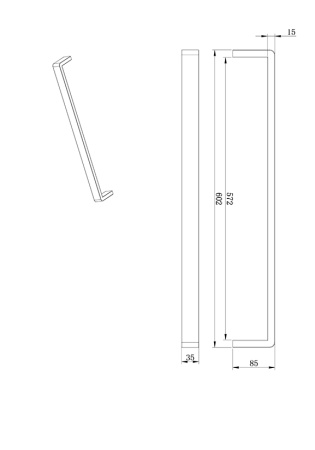 Полотенцедержатель AltroBagno Aperto 081303 MB