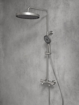 Душевая система с термостатом AltroBagno Bilancia 030427 Ni