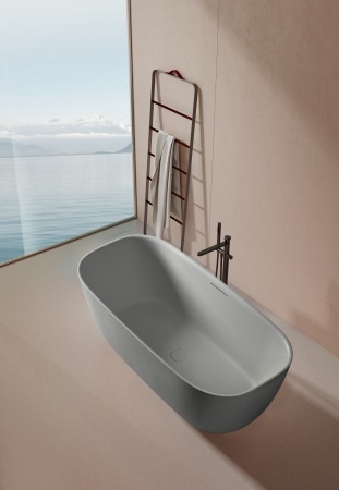 Ванна из искусственного камня AltroBagno Luciana 090224 Cement Grey