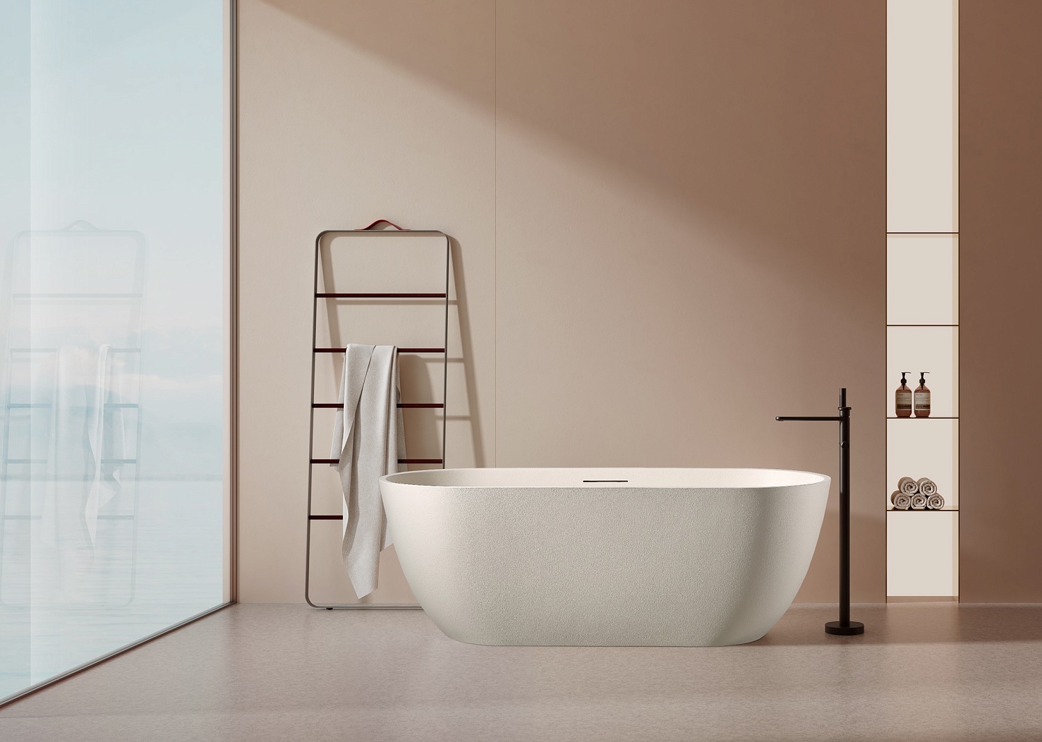 Ванна из искусственного камня AltroBagno Bruna 090203 Cream