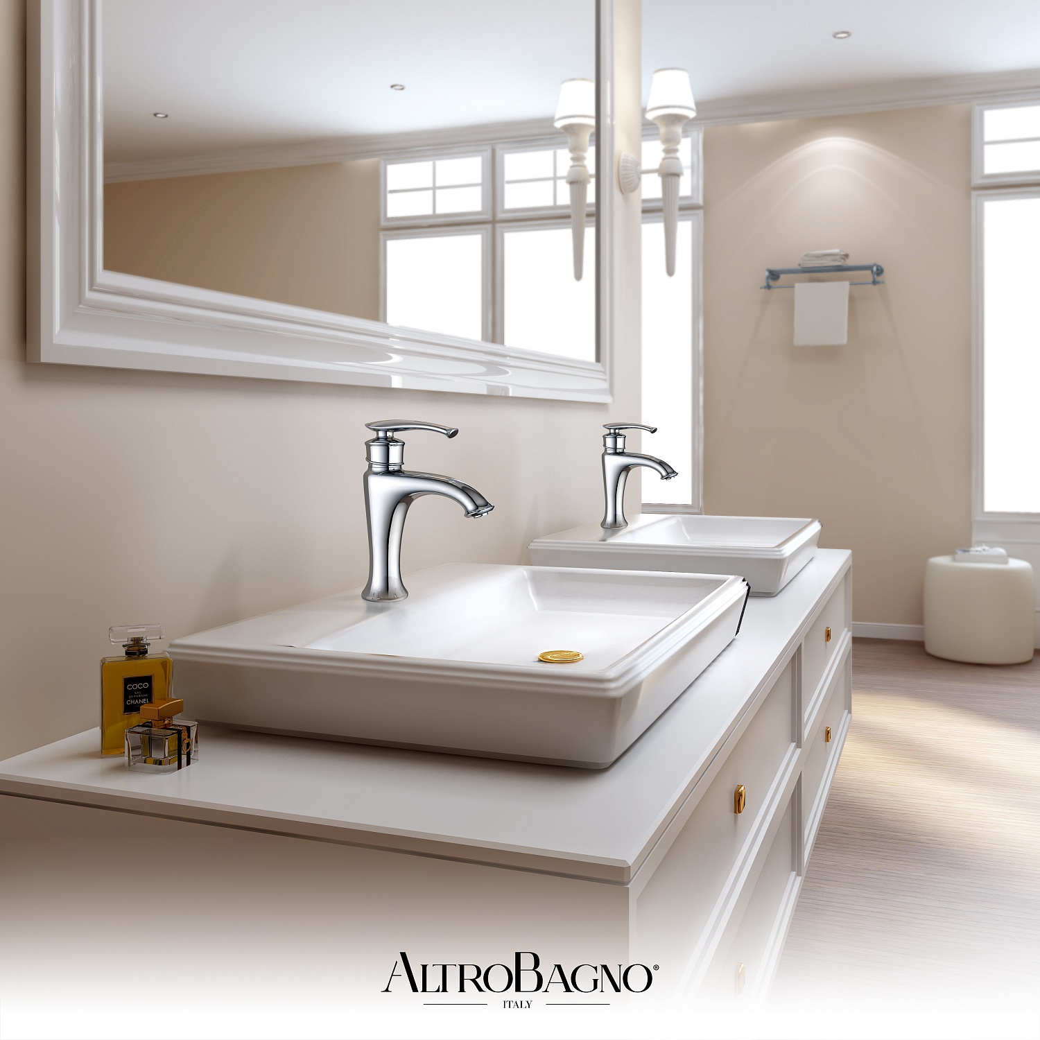 Смеситель для раковины AltroBagno Beatrice 0112 Cr