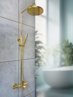 Душевая система с термостатом AltroBagno Costanza 030419 Or