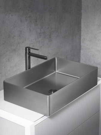 Раковина AltroBagno Solido 001022 MtGr из нержавеющей стали