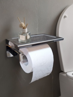 Держатель для туалетной бумаги с полкой AltroBagno Aperto 080907 Cr