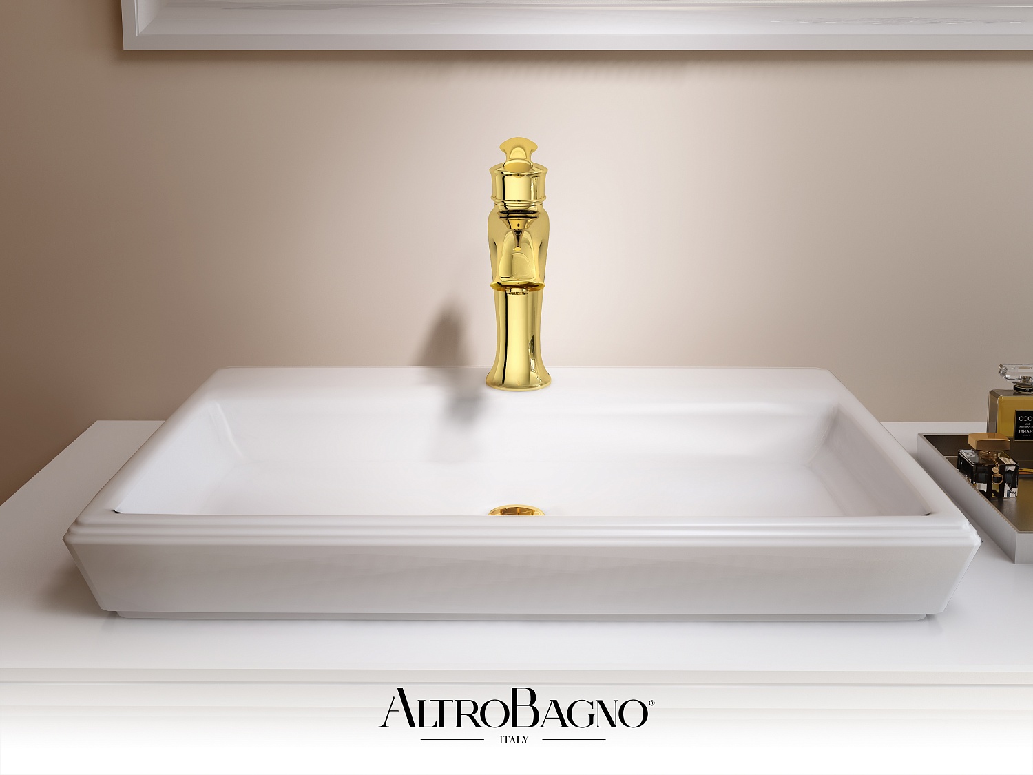 Смеситель для раковины AltroBagno Beatrice 0114 Or