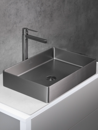 Раковина AltroBagno Astro 001018 MtGr из нержавеющей стали