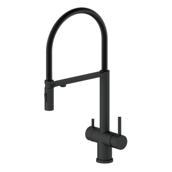 Смеситель для кухни с гибким изливом AltroBagno Flusso 050204 MB