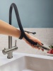 Смеситель для кухни с гибким изливом AltroBagno Flusso 050203 GM